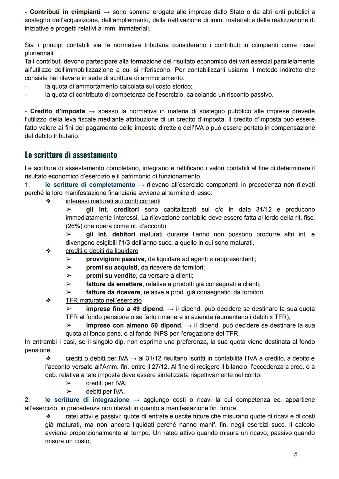 Contabilità generale
Le immobilizzazioni
Le immobilizzazioni sono costituite da tutti gli elementi del patrimonio di funzionamento destinati