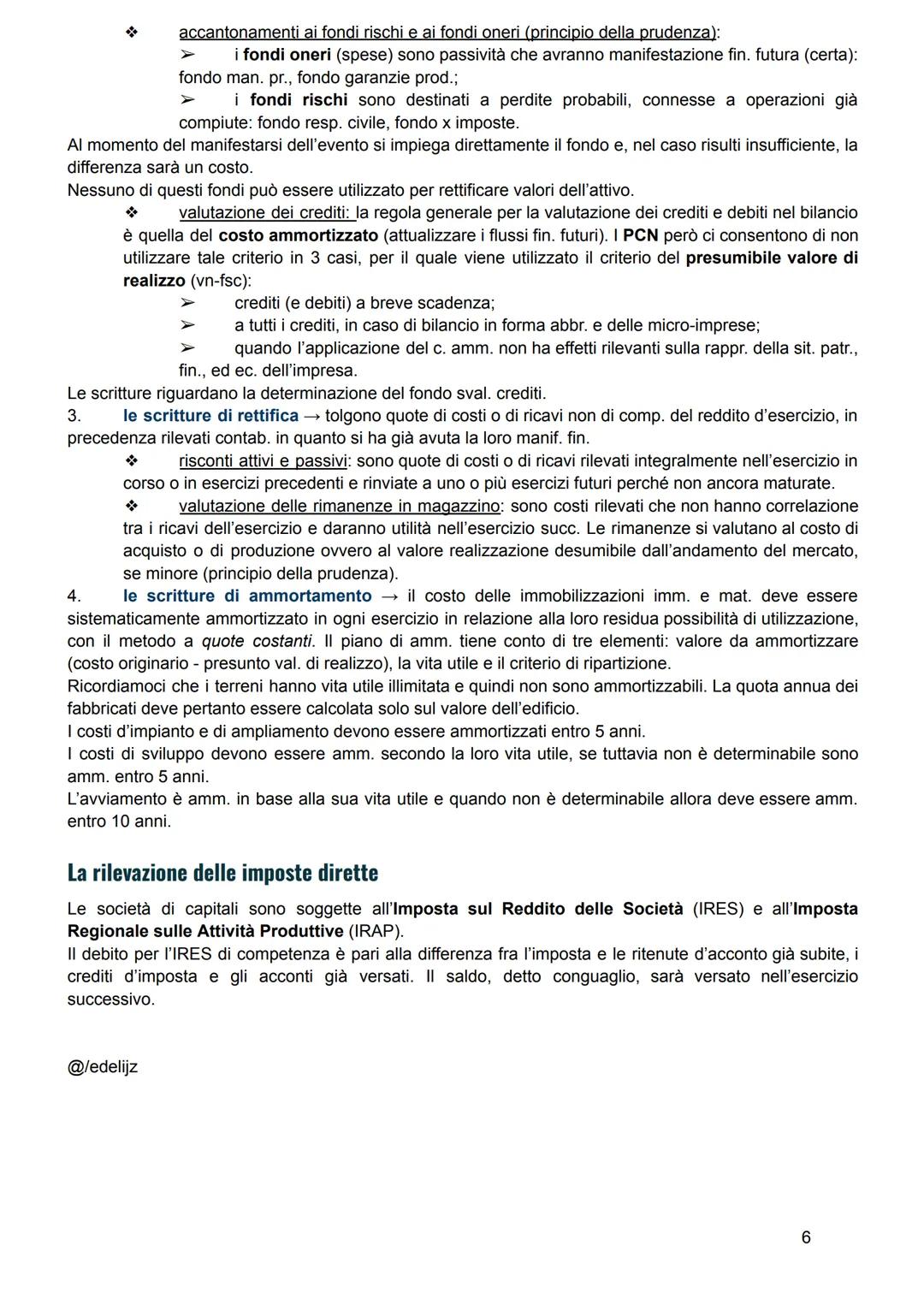 Contabilità generale
Le immobilizzazioni
Le immobilizzazioni sono costituite da tutti gli elementi del patrimonio di funzionamento destinati