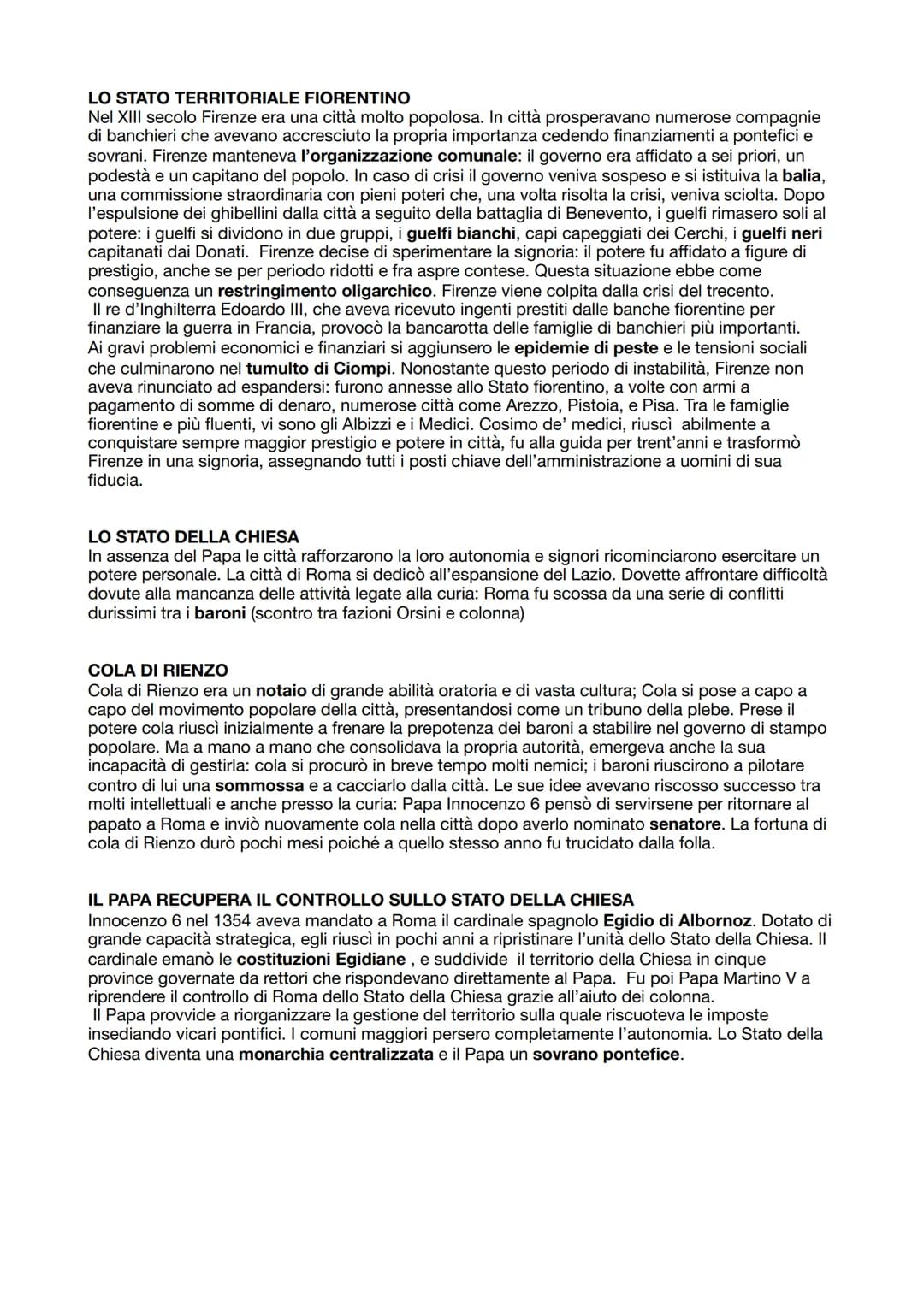 LE SIGNORIE ITALIANE
Nella fine del 200 si sente il bisogno di sperimentare nuove modalità di governo, per risolvere i
problemi che affligge