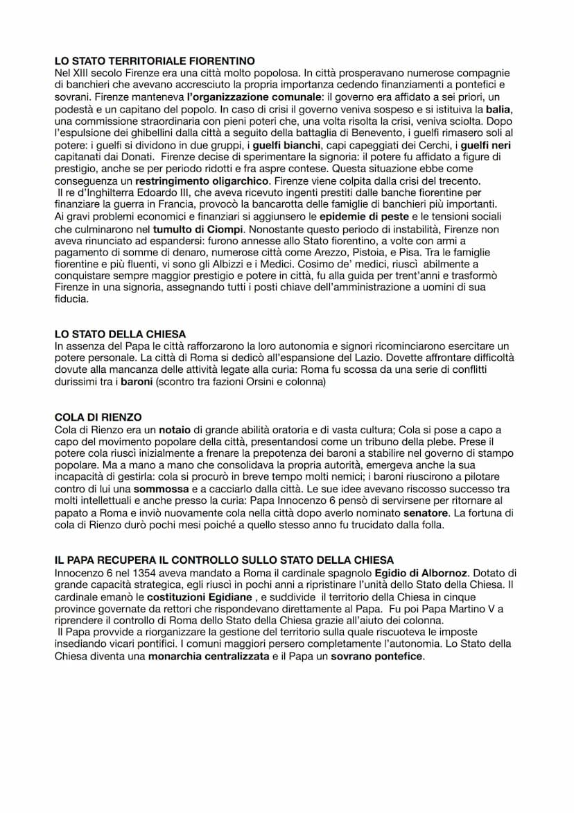 LE SIGNORIE ITALIANE
Nella fine del 200 si sente il bisogno di sperimentare nuove modalità di governo, per risolvere i
problemi che affligge