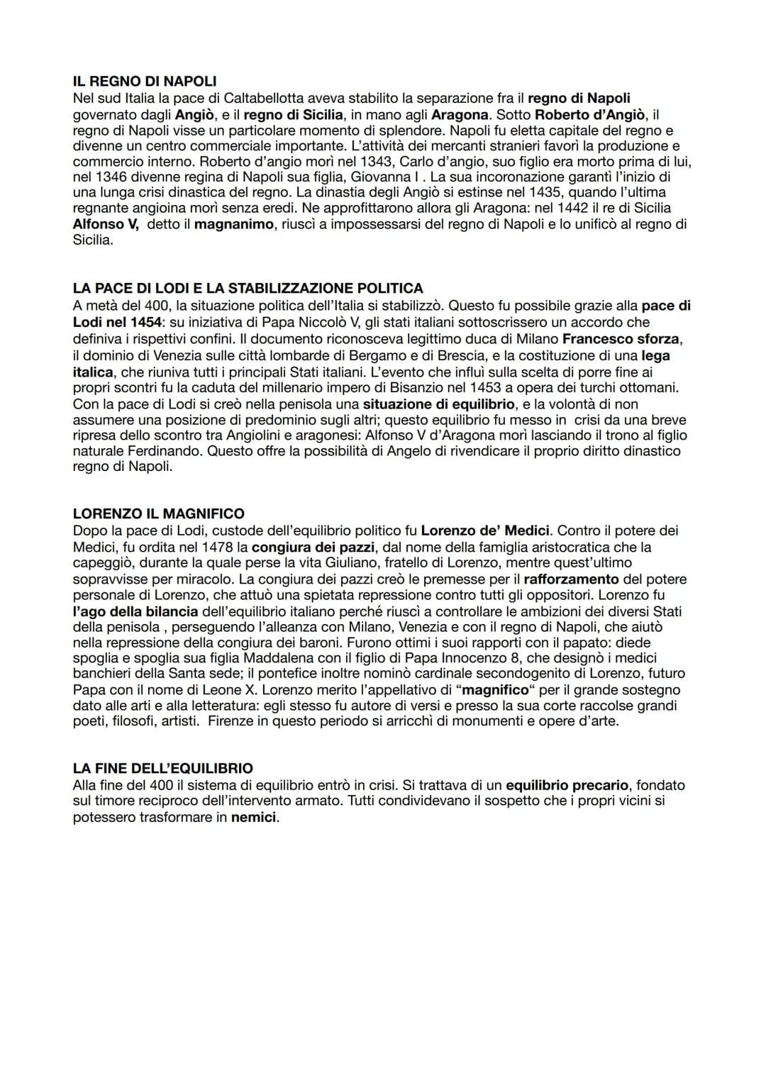 LE SIGNORIE ITALIANE
Nella fine del 200 si sente il bisogno di sperimentare nuove modalità di governo, per risolvere i
problemi che affligge