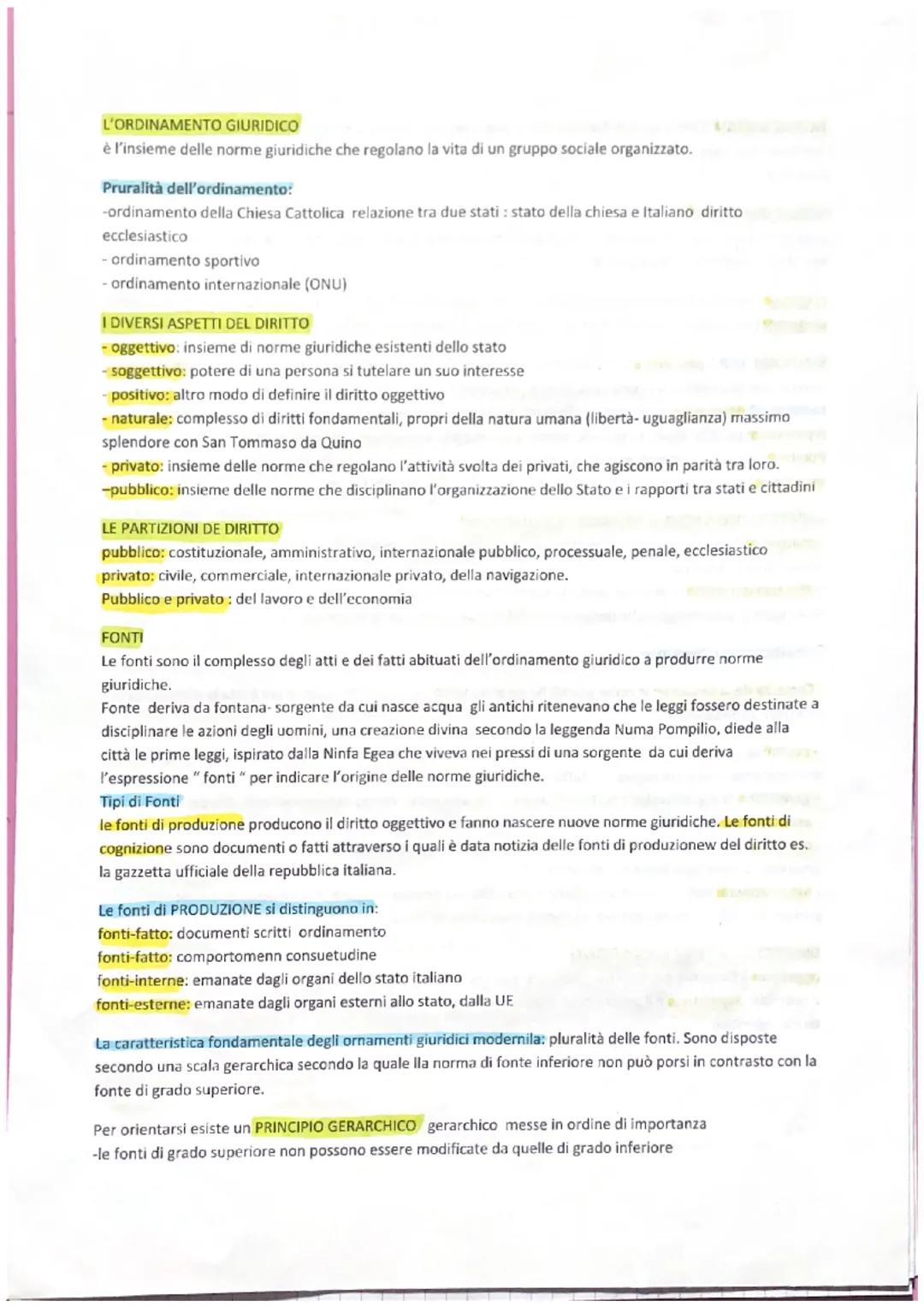 ORDINAMENTO GIURIDICO