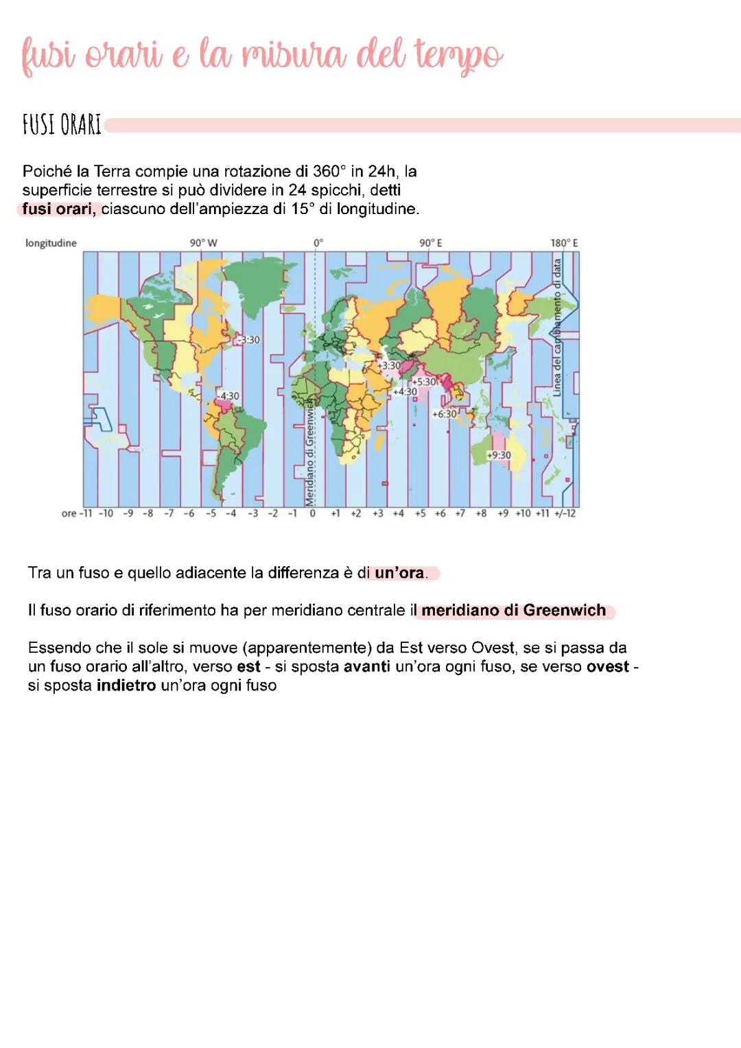 Fusi orari: Come funziona il calcolo del tempo