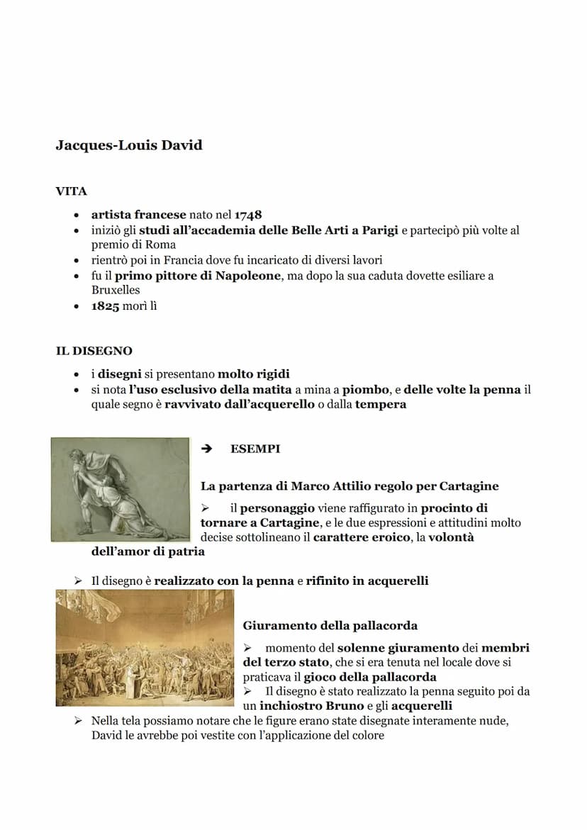 NEOCLASSICISMO
COS'E' stile dominante della seconda metà del Settecento
➜ Il termine fu coniato alla fine dell'Ottocento con intento dispreg