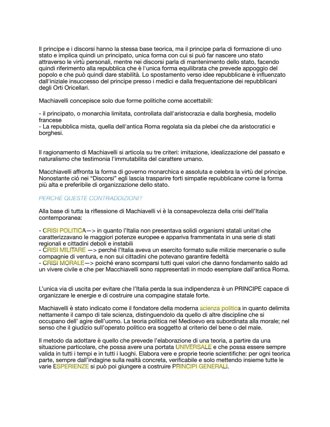 
<h2 id="vitadimachiavelli">Vita di Machiavelli</h2>
<p>Niccolò Machiavelli nacque a Firenze nel 1469 da una famiglia borghese. Le sue prime