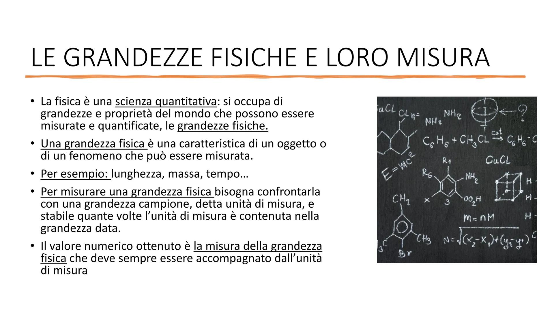 LA FISICA E LE LEGGI
DELLA NATURA
La fisica è lo studio delle leggi fondamentali della natura. Il Metodo Scientifico
• La scienza nasce dall