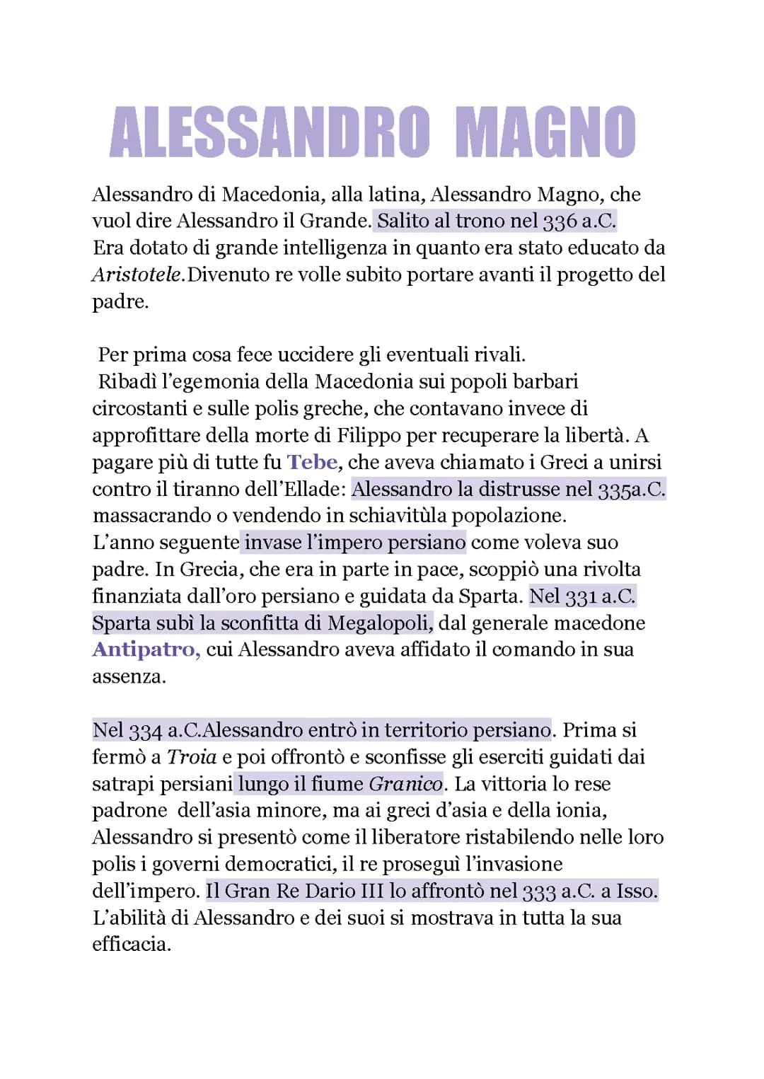 Alessandro magno