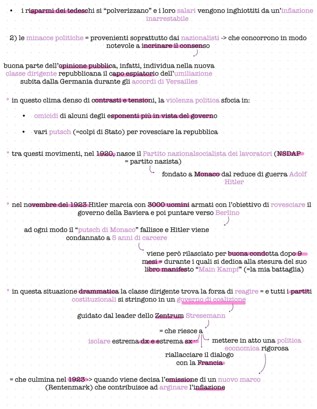 -LA REPUBBLICA DI WEIMAR-
* il 9 novembre 1918, di fronte al dilagare dei fermenti rivoluzionari, il kaiser è costretto ad
abdicare
* il gio