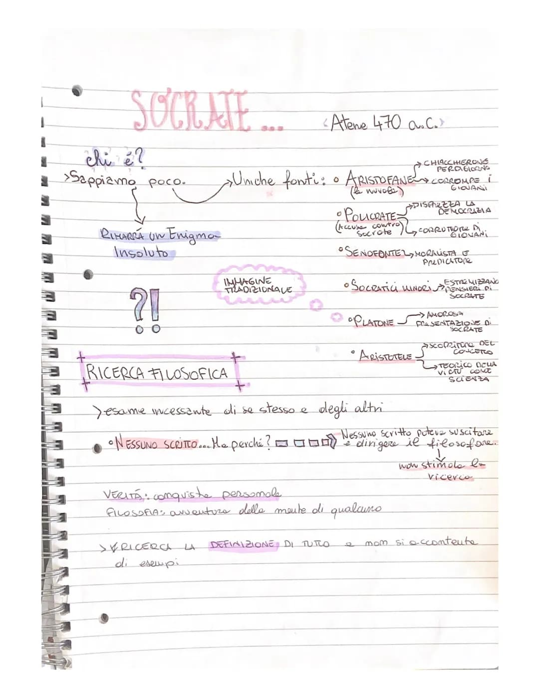 35
SOCRATE....
chi é?
>Sappiamo poco.
+
RIMARRA UN Enigma-
Insoluto
21
00
>Uniche fonti:
IMMAGINE
TRADIZIONALE
> RICERCA LA
di esempi
<Atene