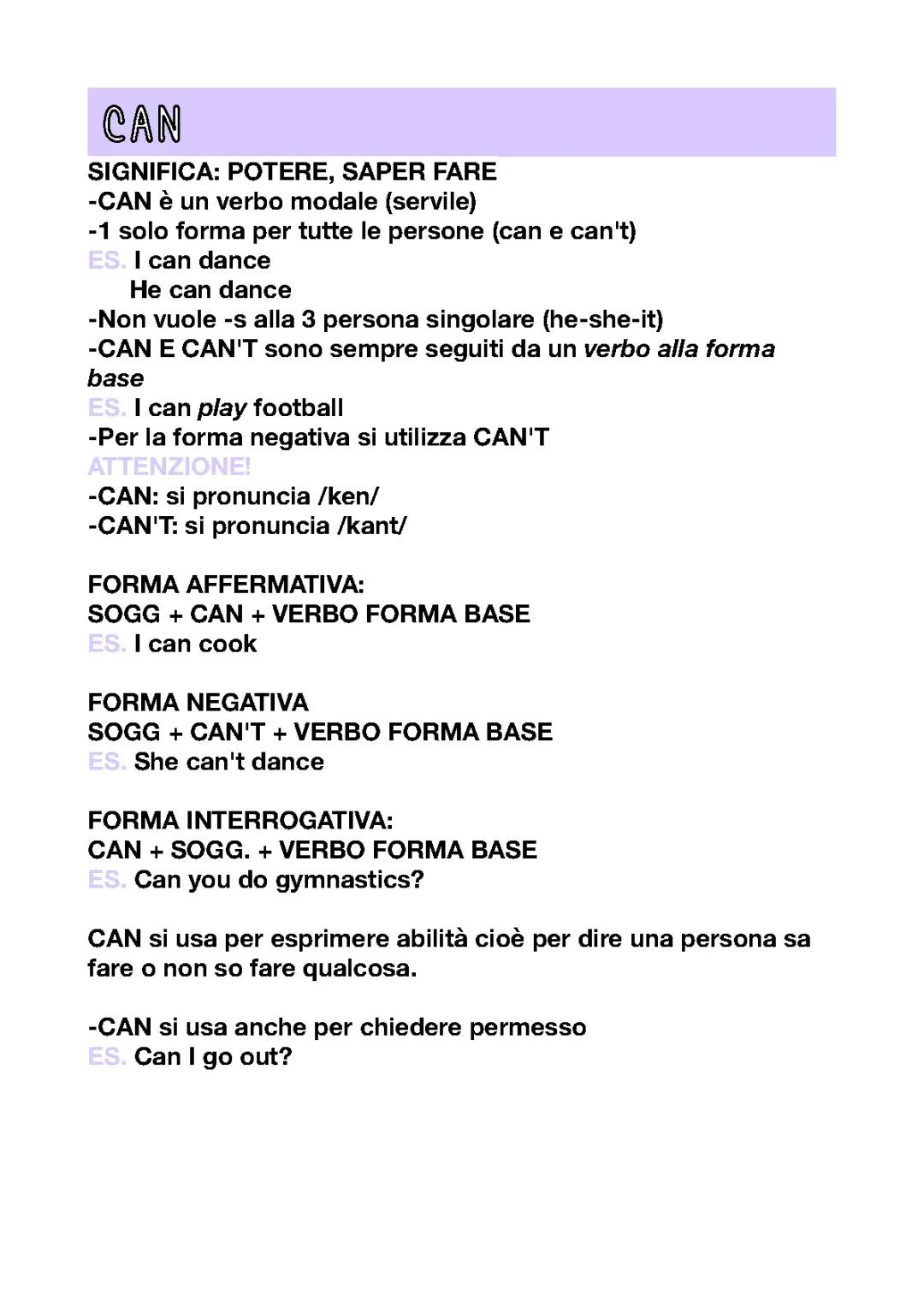 CAN E CAN'T