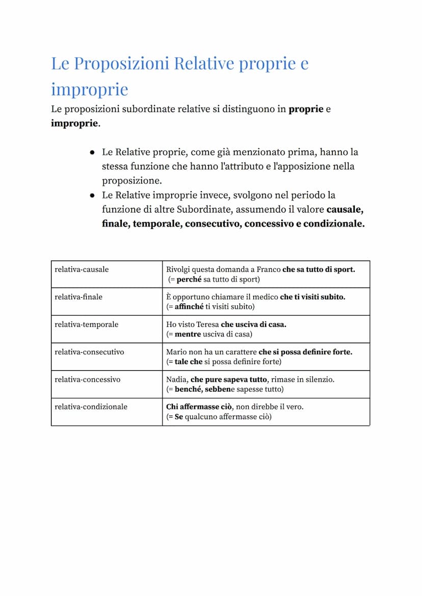 L'analisi del periodo
Definizione: si intende l'individuazione delle diverse proposizioni
(frasi) che compongono un periodo (-un insieme di 