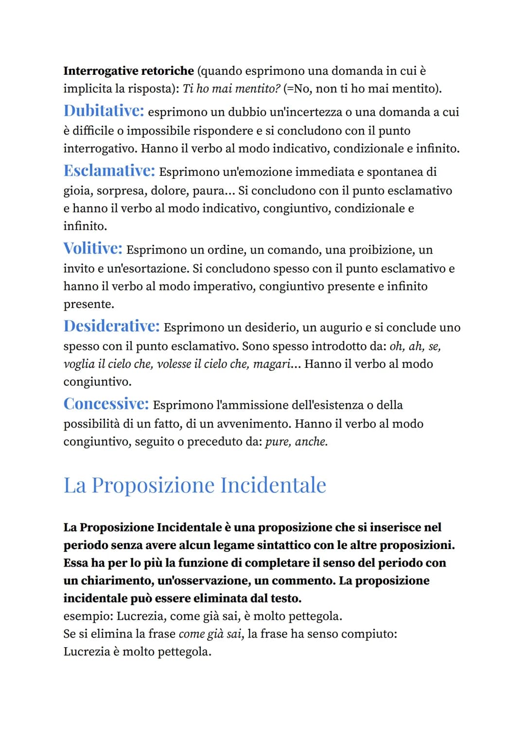 L'analisi del periodo
Definizione: si intende l'individuazione delle diverse proposizioni
(frasi) che compongono un periodo (-un insieme di 