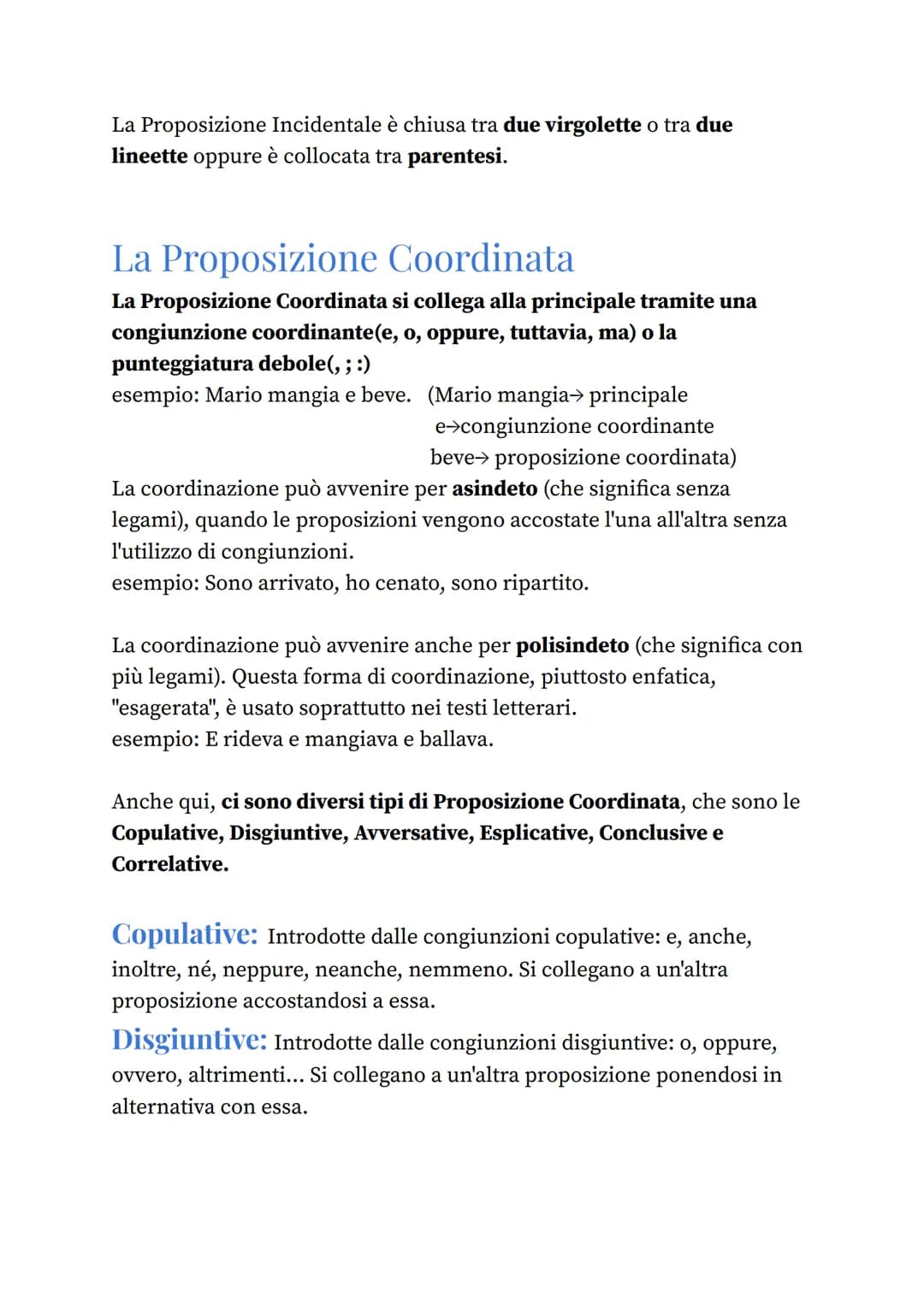 L'analisi del periodo
Definizione: si intende l'individuazione delle diverse proposizioni
(frasi) che compongono un periodo (-un insieme di 