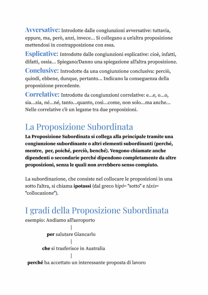 L'analisi del periodo
Definizione: si intende l'individuazione delle diverse proposizioni
(frasi) che compongono un periodo (-un insieme di 