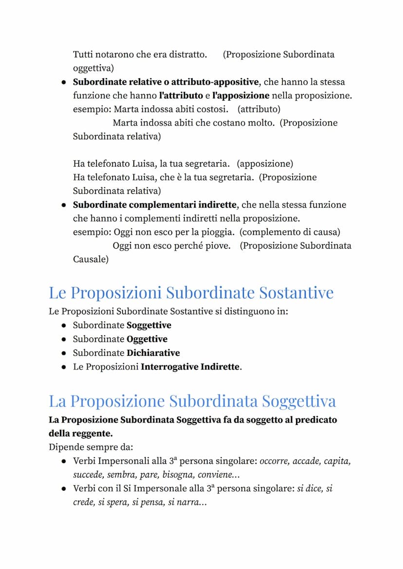 L'analisi del periodo
Definizione: si intende l'individuazione delle diverse proposizioni
(frasi) che compongono un periodo (-un insieme di 