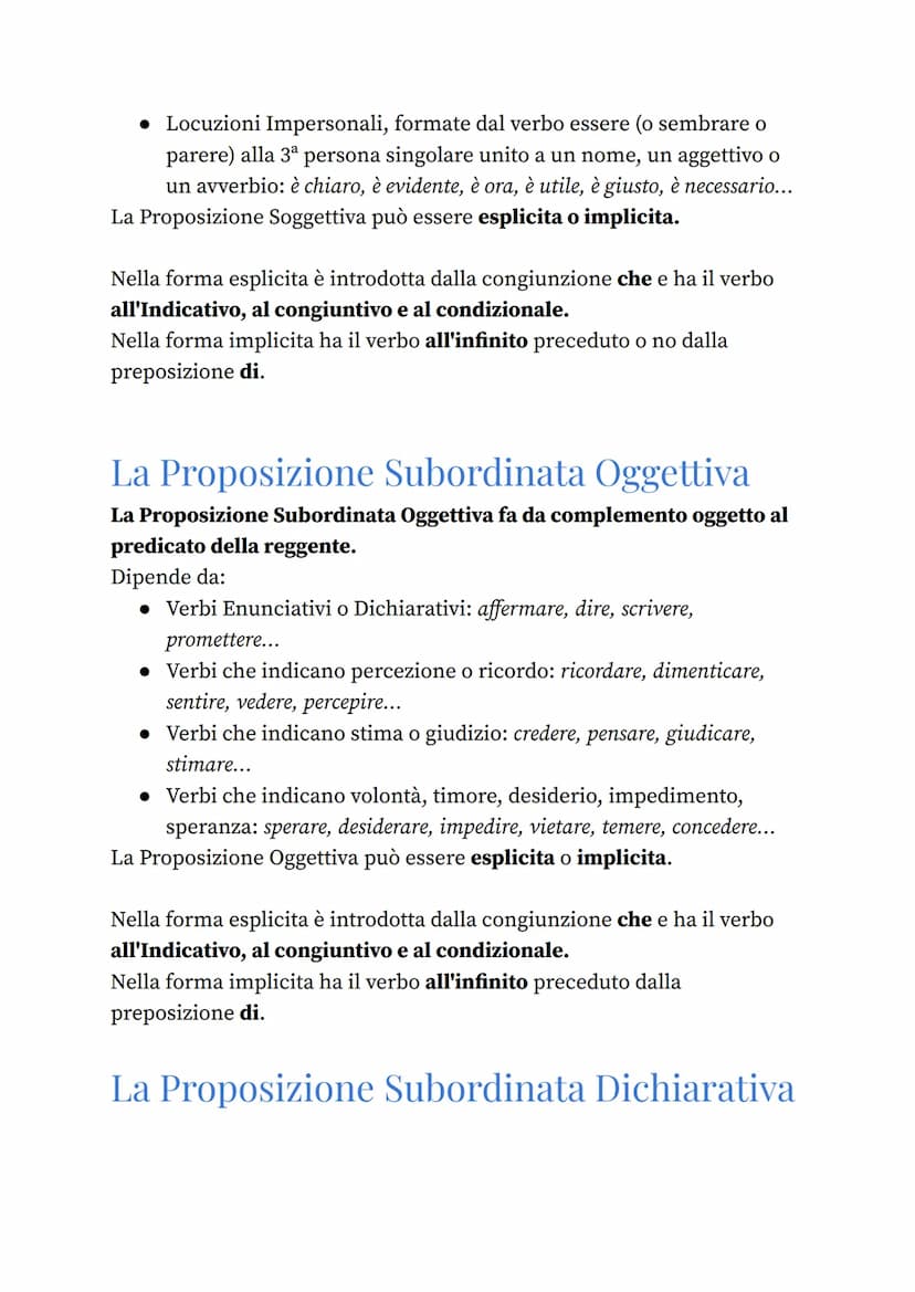 L'analisi del periodo
Definizione: si intende l'individuazione delle diverse proposizioni
(frasi) che compongono un periodo (-un insieme di 