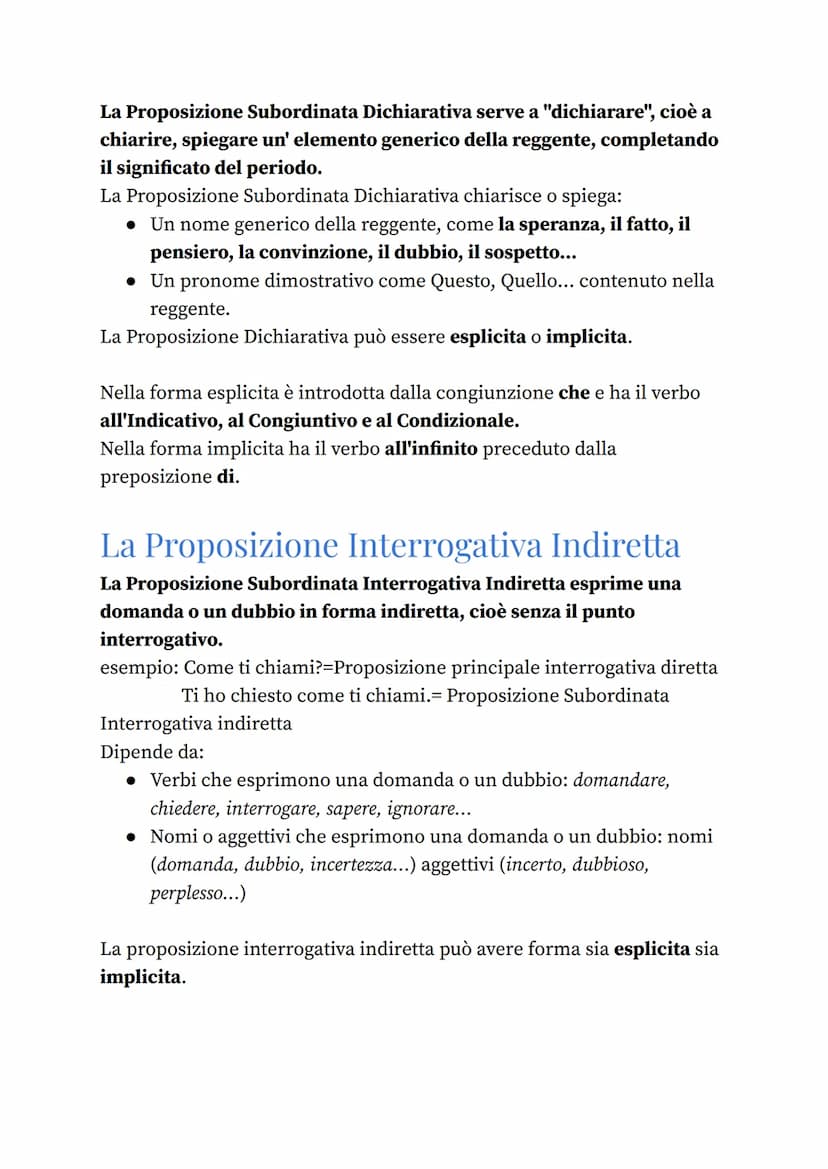 L'analisi del periodo
Definizione: si intende l'individuazione delle diverse proposizioni
(frasi) che compongono un periodo (-un insieme di 