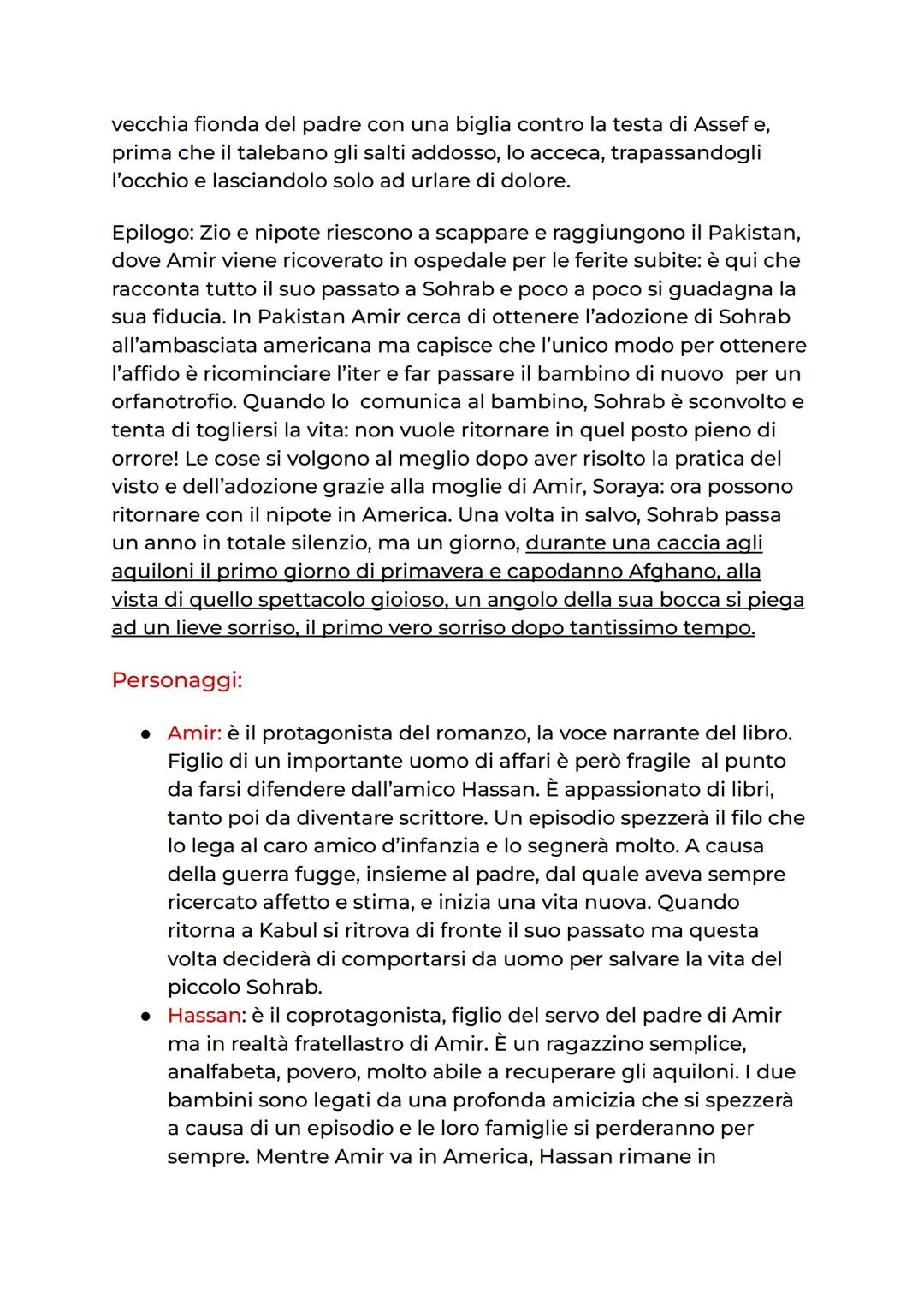scheda libro
IL CACCIATORE DI AQUILONI
Autore: Khaled Hosseini, nato a Kabul in Afghanistan nel 1965. Nel
1980 ottiene l'asilo politico per 