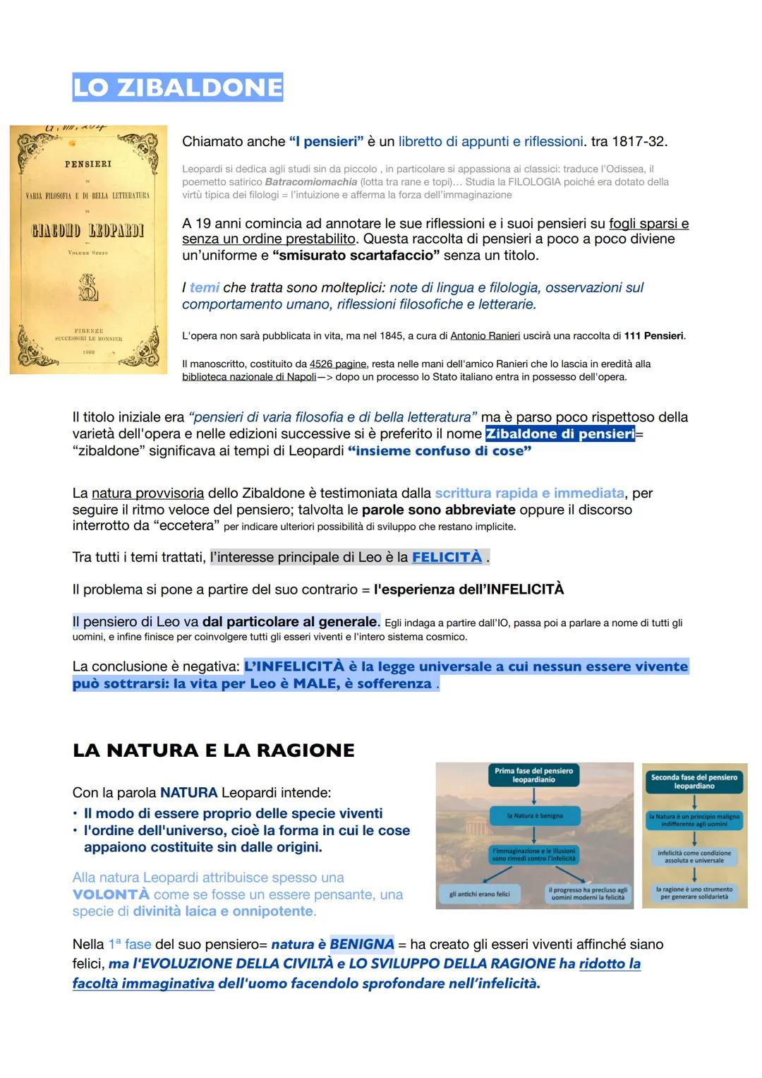 # LEOPARDI GIACOMO

Nasce il 29 giugno 1798 e vive all'interno di un grande palazzo aristocratico
di Recanati (Marche) in una famiglia di ri