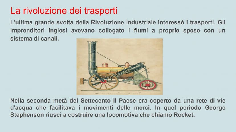 La Rivoluzione industriale
FO
AN
CA Le cause della Rivoluzione industriale
Dalla seconda metà del Settecento ci fu un notevole aumento della