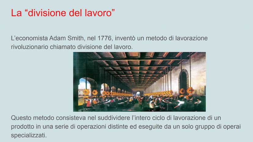 La Rivoluzione industriale
FO
AN
CA Le cause della Rivoluzione industriale
Dalla seconda metà del Settecento ci fu un notevole aumento della