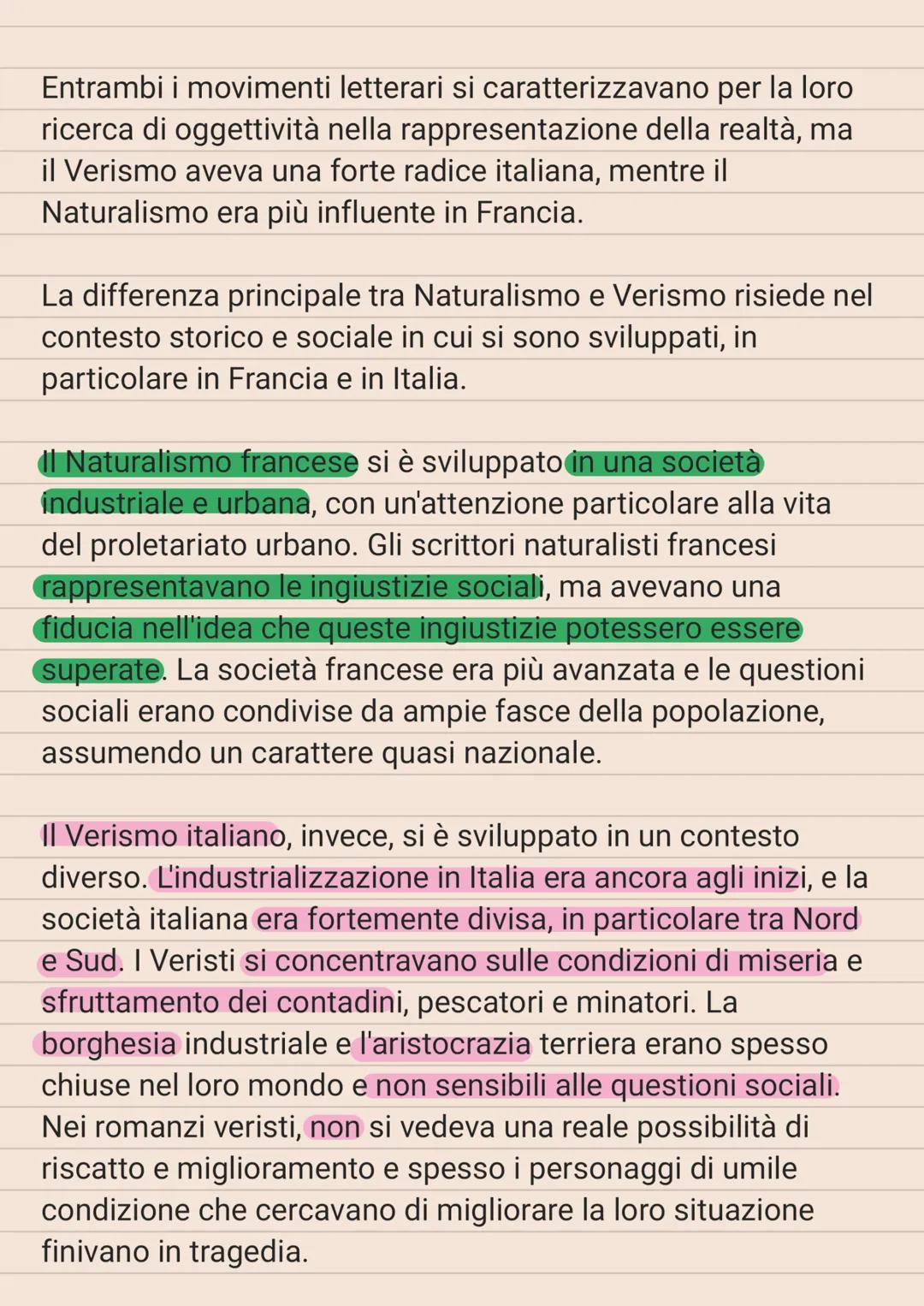 Il
Il Verismo e il Naturalismo sono due importanti movimenti
letterari dell'Ottocento. Il Verismo, sviluppato principalmente
in Italia tra i