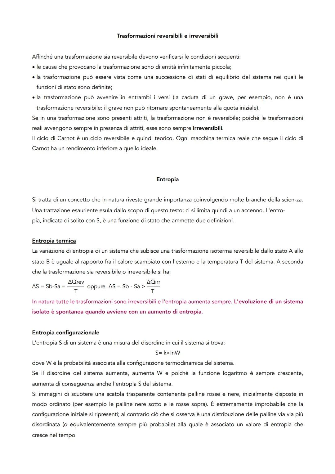 Studia eleggi con cui i sistemi scambiano energia con l' ambiente
Equazione di stato: T =
TERMODINAMICA
PxV
nxR
Fuido omogeneo: qualunque co