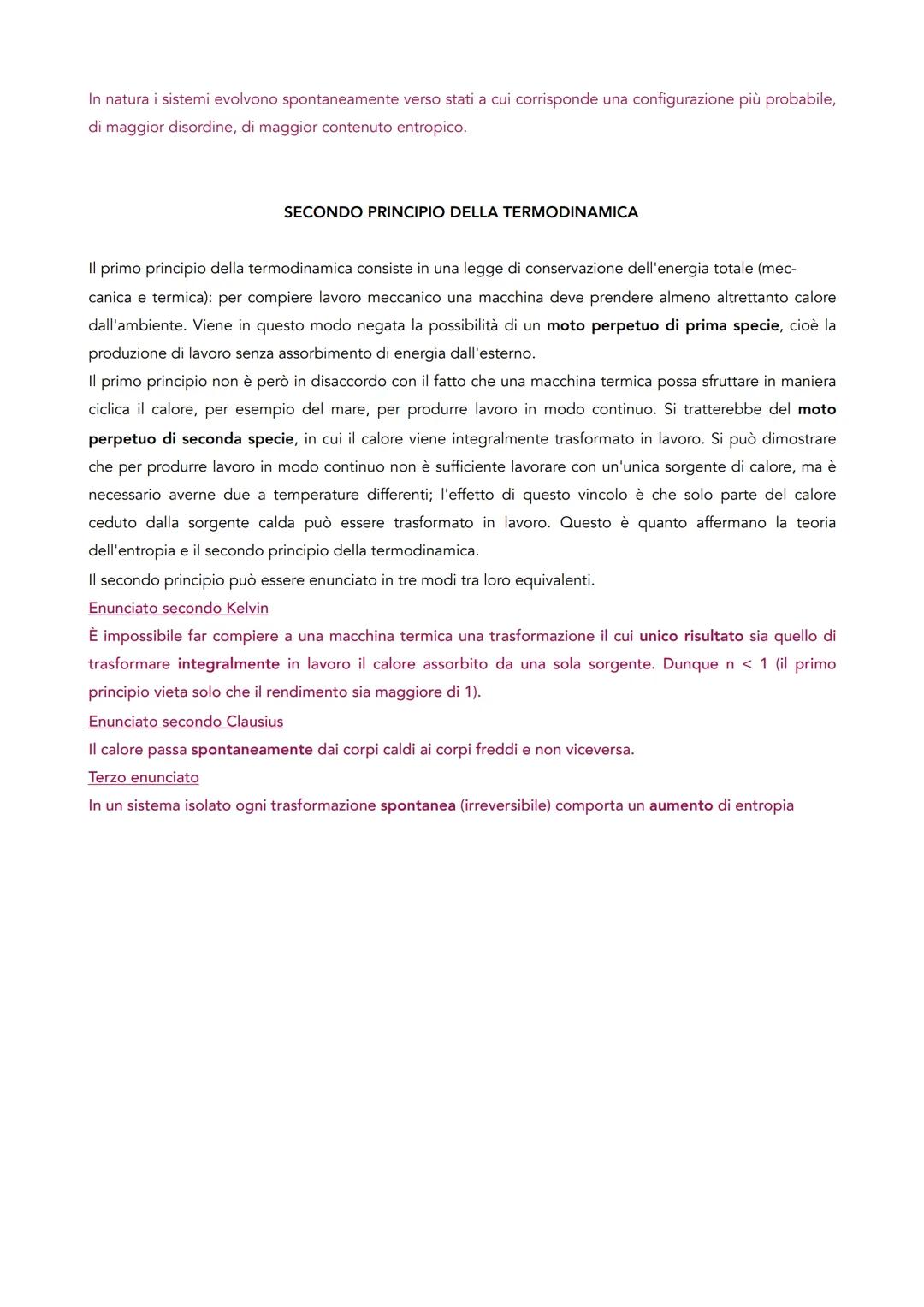 Studia eleggi con cui i sistemi scambiano energia con l' ambiente
Equazione di stato: T =
TERMODINAMICA
PxV
nxR
Fuido omogeneo: qualunque co