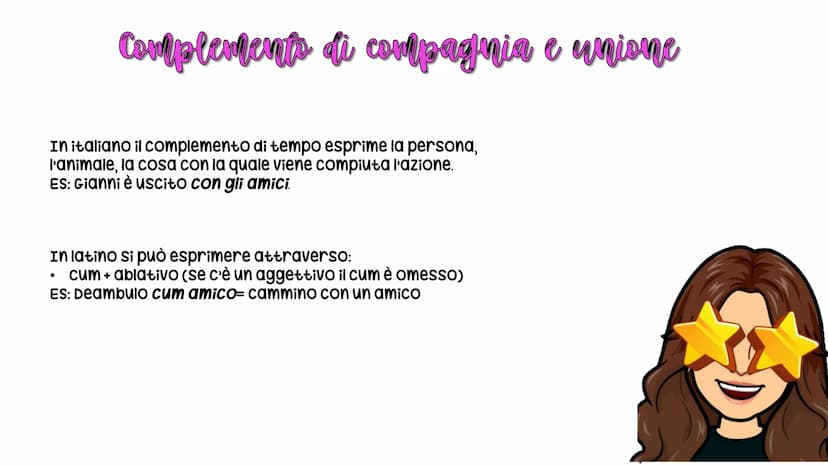 latini
maala mom In italiano il complemento di Stato in luogo esprime dove
viene compiuta l'azione.
Complements de stats in luogo
di
ES: A S
