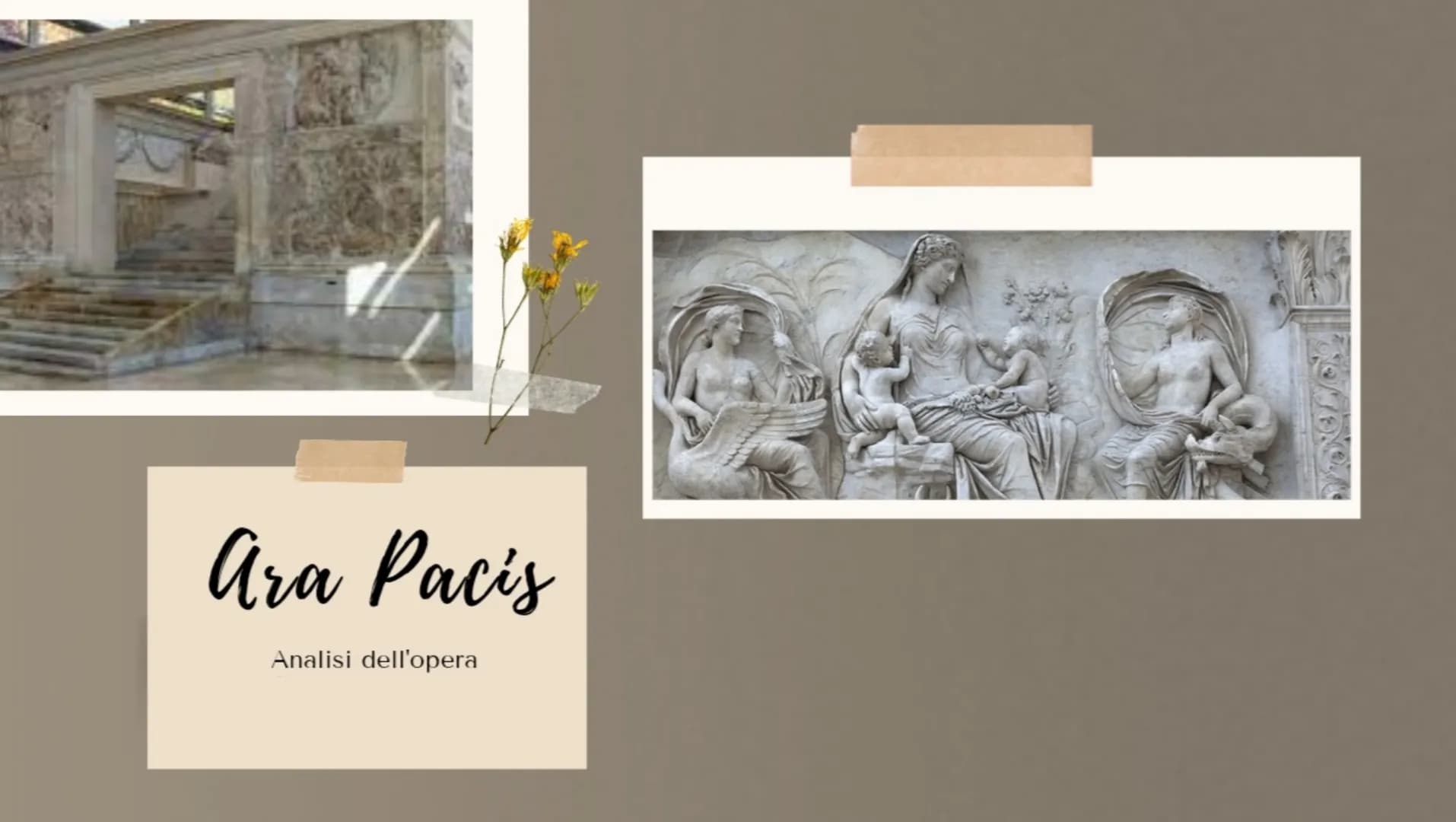 Ara Pacis
Analisi dell'opera Ara Pacis
11.65 X 10.62 X3.68 m
Museo dell Ara Pacis. Roma
Ava Pacis
Nome: Ara Pacis Augustae
Autore: "Anonimo"