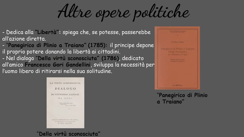 AL
FIE
RI
POETA TRAGICO
(1749-1803) La vita
Vittorio Amedeo Alfieri nacque ad Asti, in una nobile
famiglia, il 16 Gennaio 1749 e morì a Fire