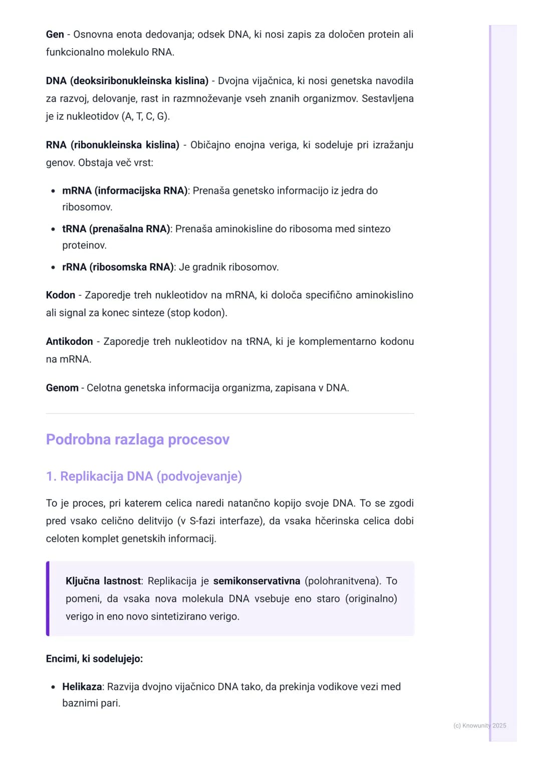 # Potek genskega izražanja

Pregled osrednje dogme molekularne biologije

Osrednja dogma opisuje pretok genetske informacije znotraj biološk