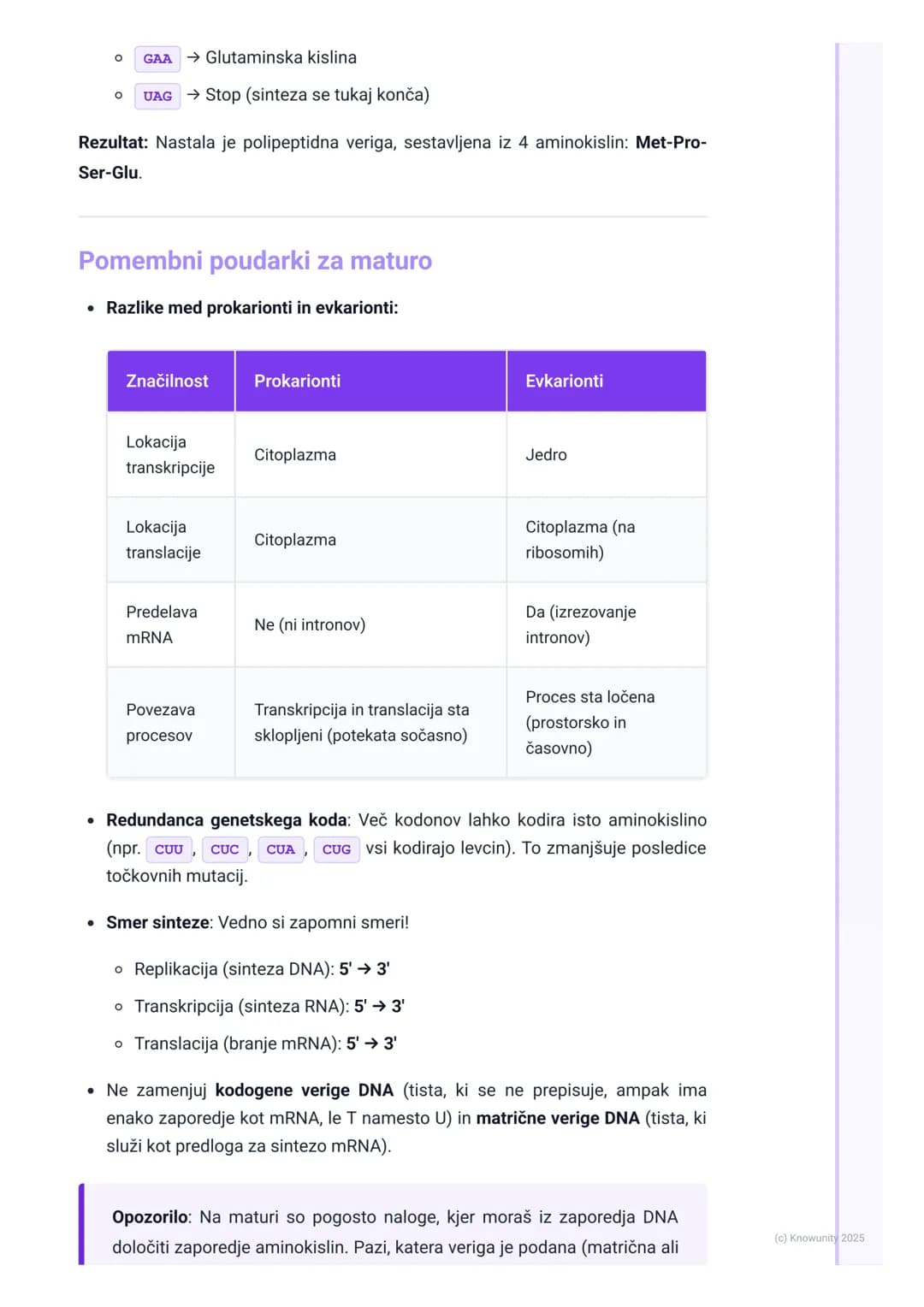 # Potek genskega izražanja

Pregled osrednje dogme molekularne biologije

Osrednja dogma opisuje pretok genetske informacije znotraj biološk
