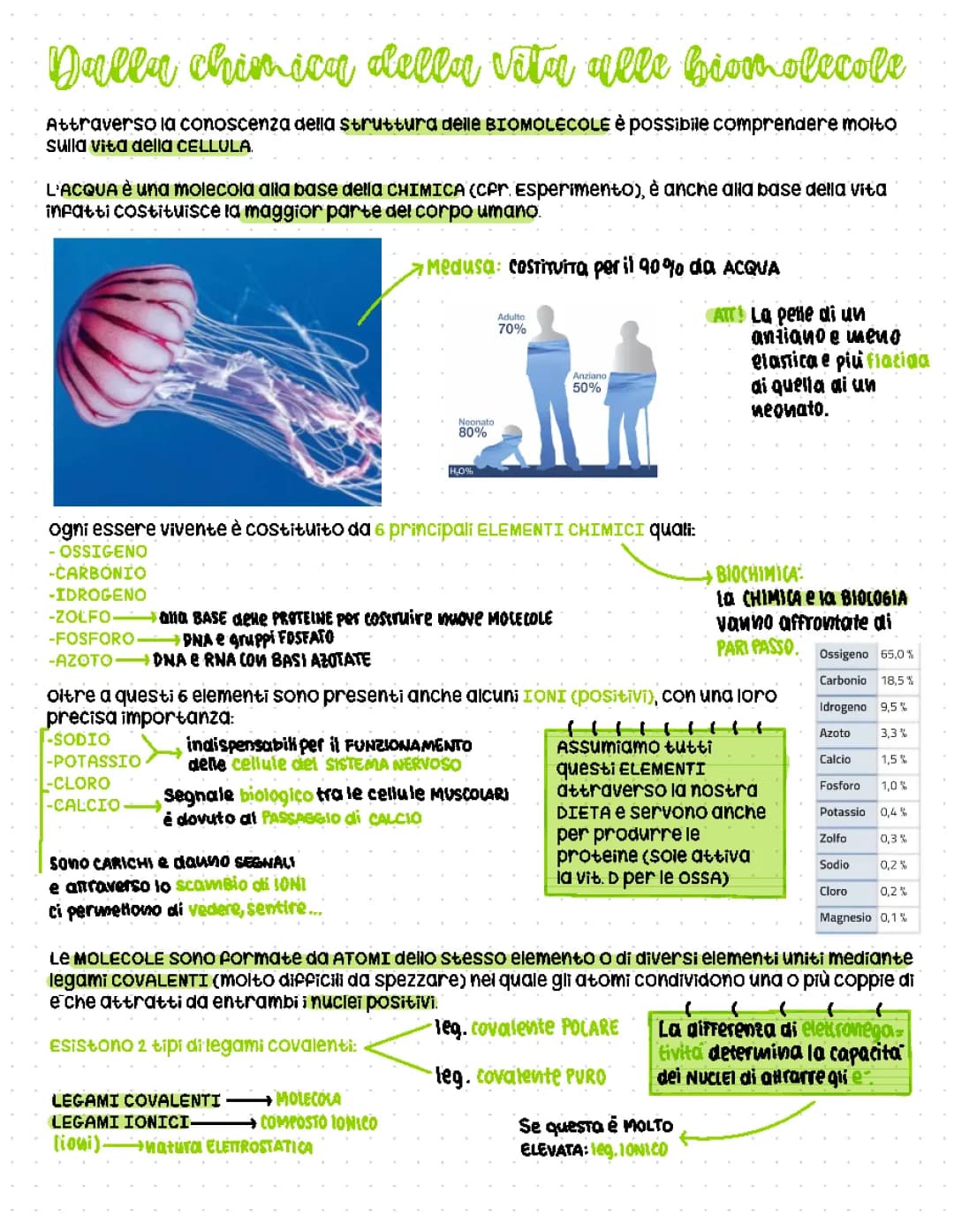 LE BIOMOLECOLE 