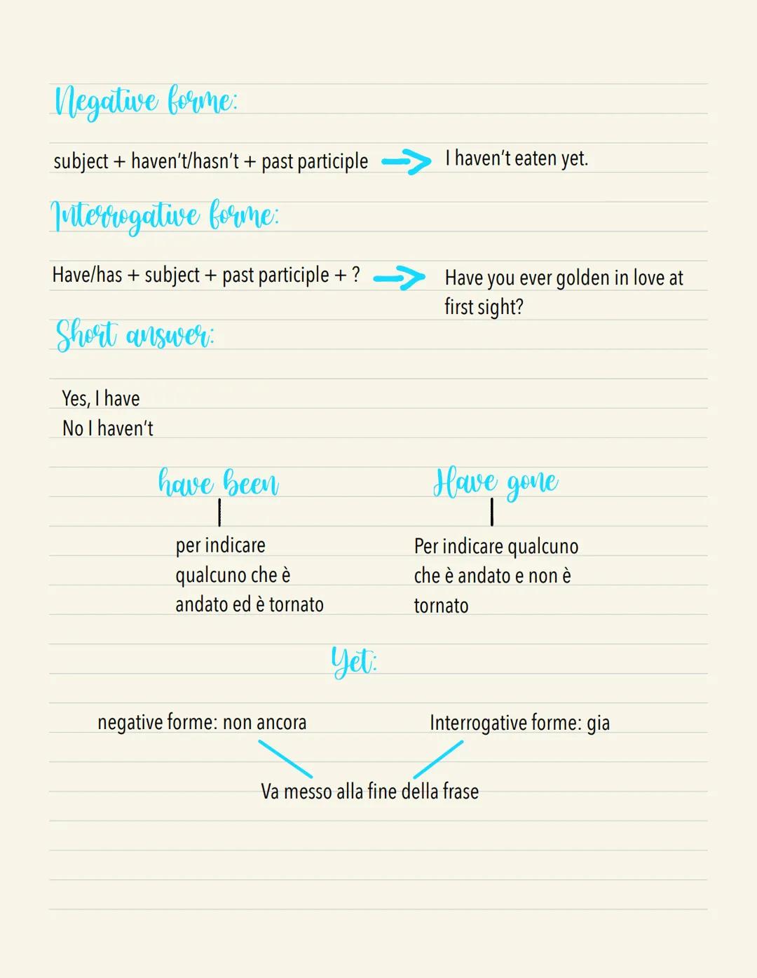 G
O
O
O
O
●
D
D Use
●
Preset perfect simple
subject + have/has + past participle
Regular verbs (+ed)
Actions happened in an Unspecified time