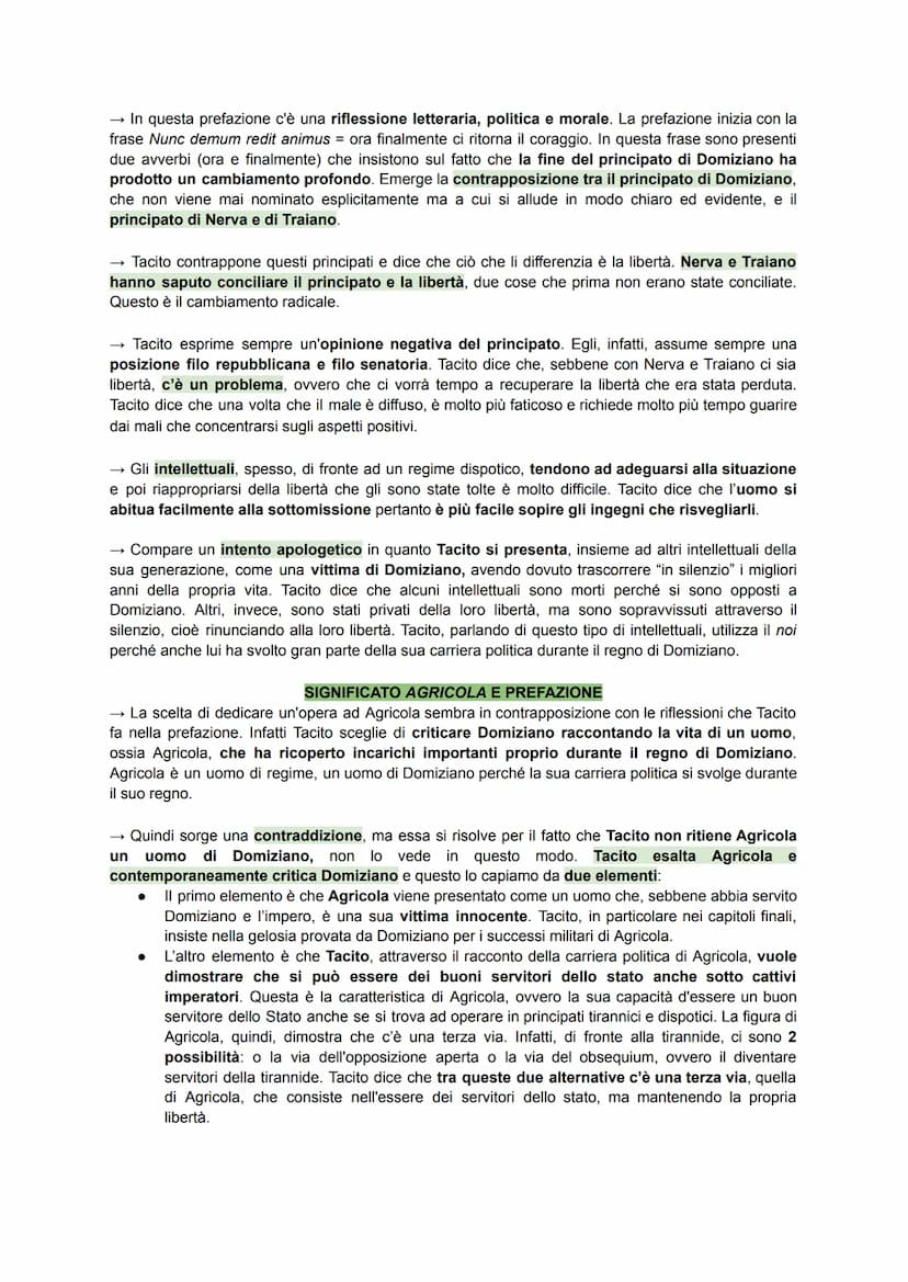 TACITO
→ È uno storico latino la cui data di nascita e di morte sono incerte. Nasce tra 55 e 58 e muore tra il
117 e il 120. Anche il luogo 