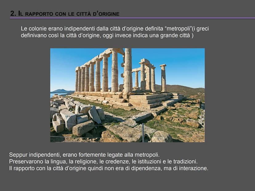 1. CAUSE, SPAZI E TEMPI DELLA COLONIZZAZIONE
Emporion
Marsiglia
Hemeroscopium
cartaginesi
Nizza
etruschi
italici
Cuma
Colonie greche
Territo