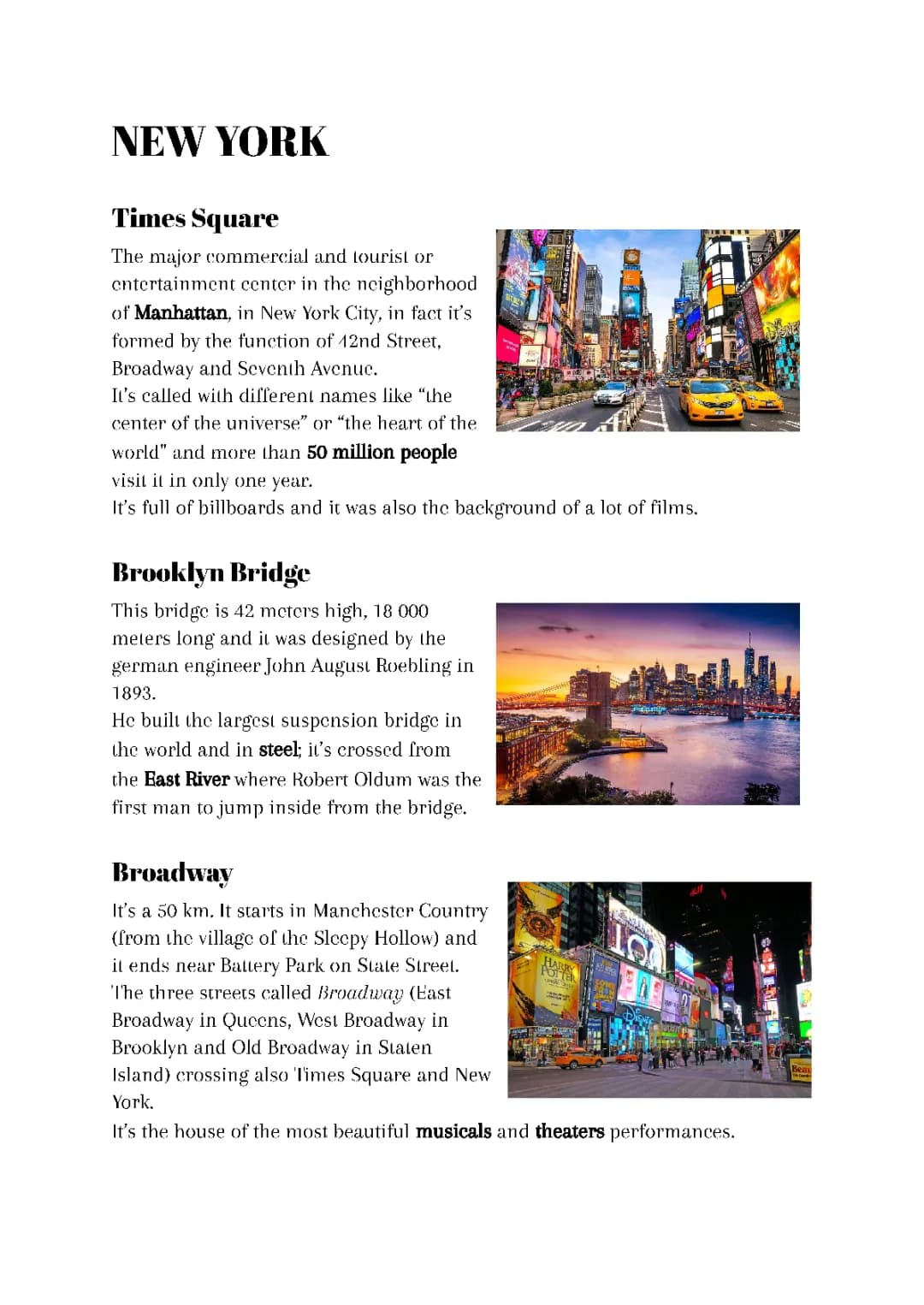 American Famous Place