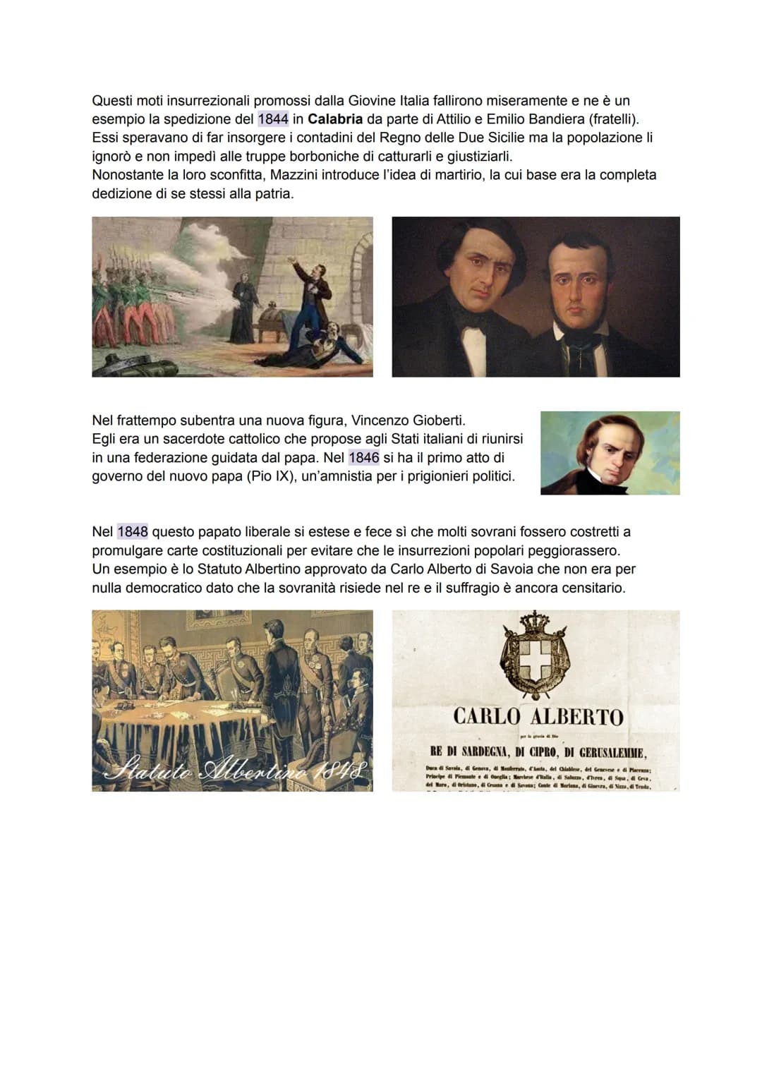 LA RESTAURAZIONE
La restaurazione inizia dopo la sconfitta di Napoleone, più precisamente nel 1814, periodo in
cui si tenne un Congresso a V