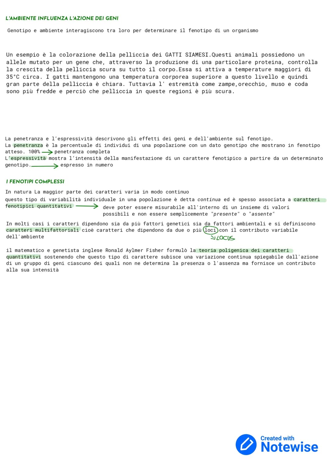 GENETICA
La GENETICA è lo studio delle leggi e dei meccanismi che permettono la trasmissione dei caratteri da una
generazione ad un' altra e