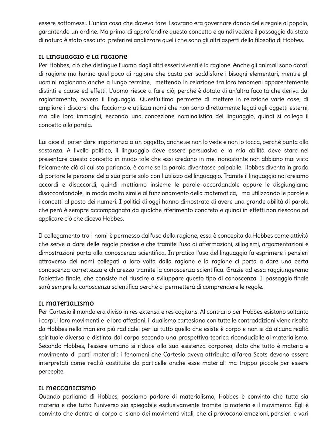 # THOMAS HOBBES

LA VITA

Thomas Hobbes nacque a Westport in Inghilterra nel 1588, in un periodo caratterizzato dalle frequenti
guerre e dai