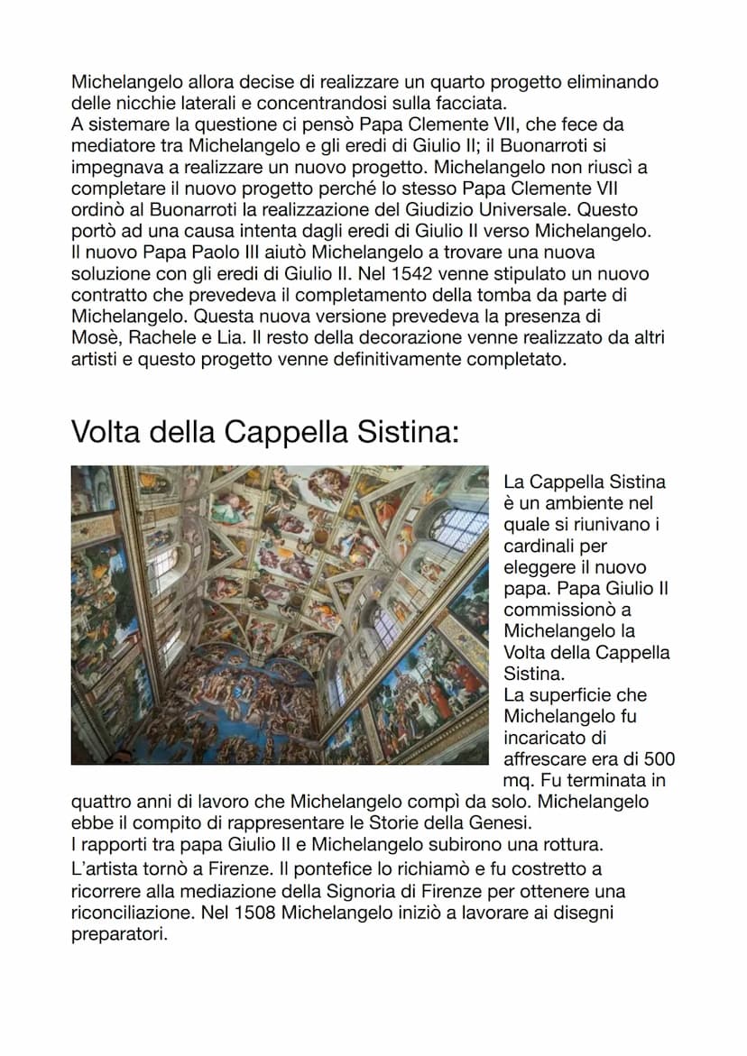 Michelangelo
Vita e filosofia artistica:
Michelangelo Buonarroti nasce a
Caprese il 6 marzo del 1475 da
Ludovico Buonarroti e da Francesca
d