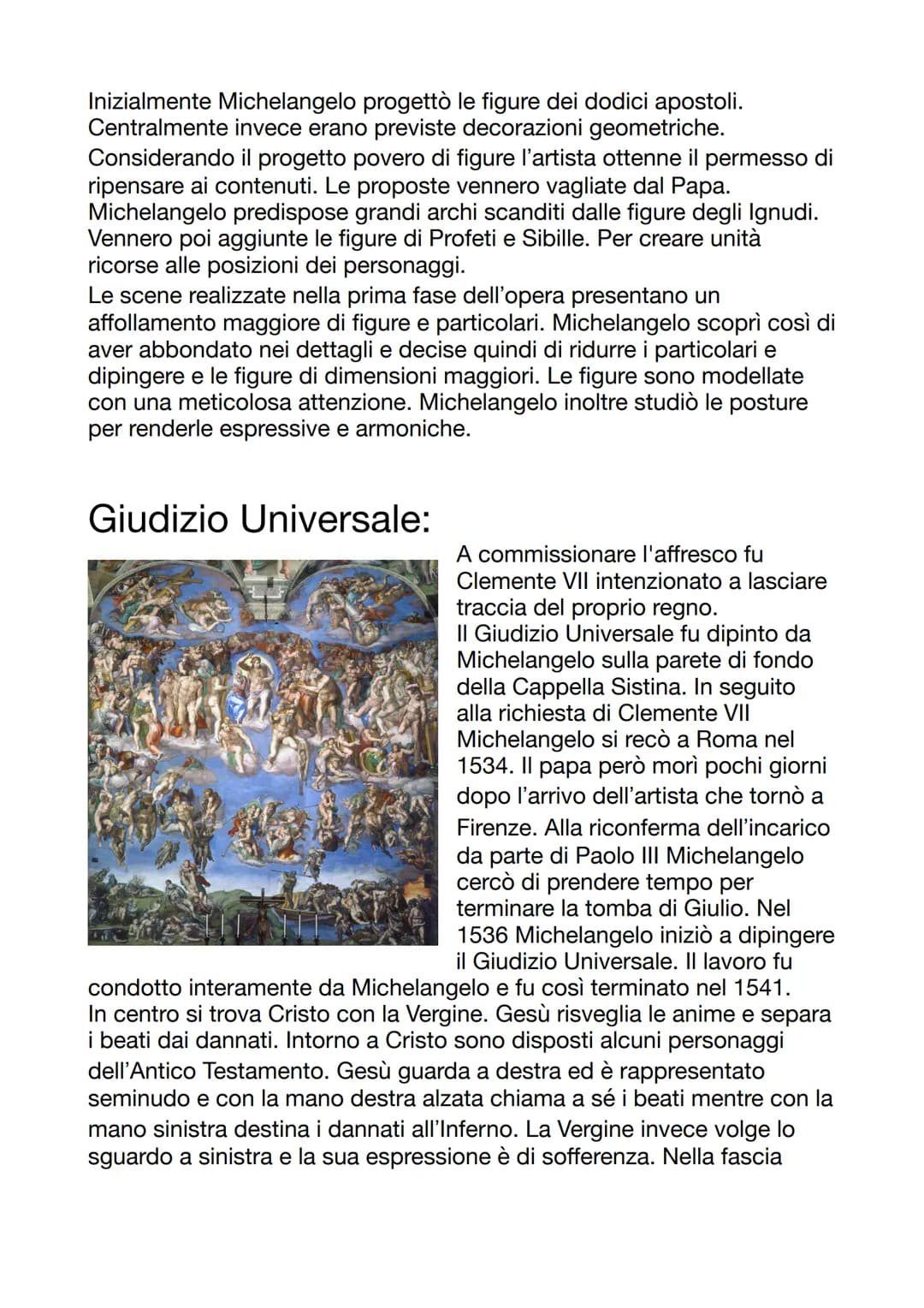 Michelangelo
Vita e filosofia artistica:
Michelangelo Buonarroti nasce a
Caprese il 6 marzo del 1475 da
Ludovico Buonarroti e da Francesca
d