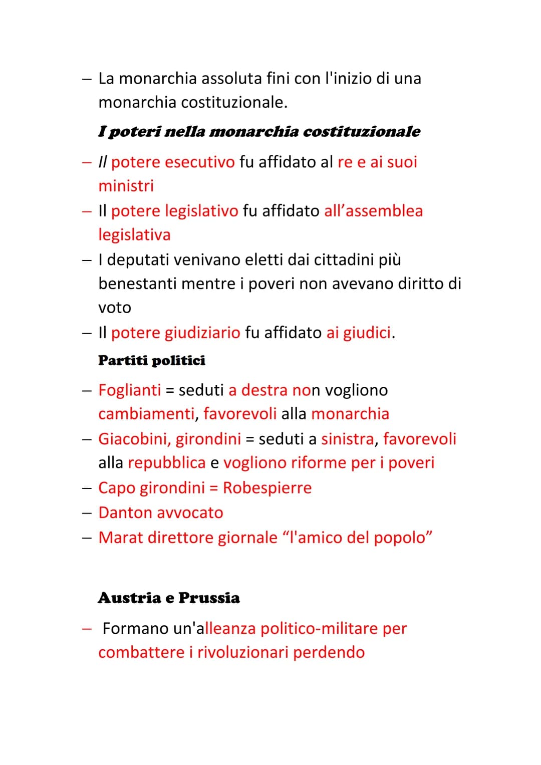 Rivoluzione francese
- Inizia il 14 luglio 1789 con la presa della Bastiglia
- Dopo viene approvata la dichiarazione dei diritti
dell'uomo e