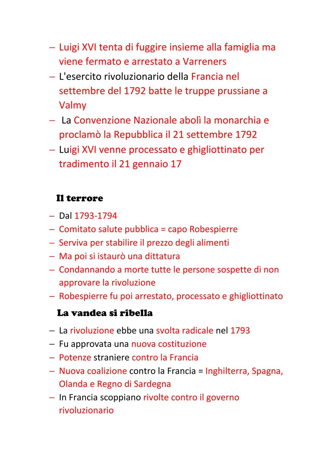 Rivoluzione francese
- Inizia il 14 luglio 1789 con la presa della Bastiglia
- Dopo viene approvata la dichiarazione dei diritti
dell'uomo e