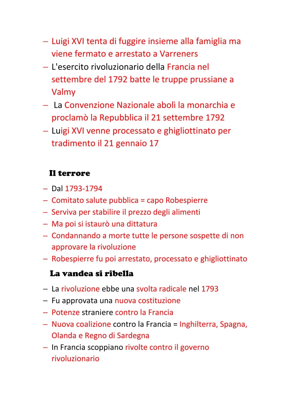 Rivoluzione francese
- Inizia il 14 luglio 1789 con la presa della Bastiglia
- Dopo viene approvata la dichiarazione dei diritti
dell'uomo e