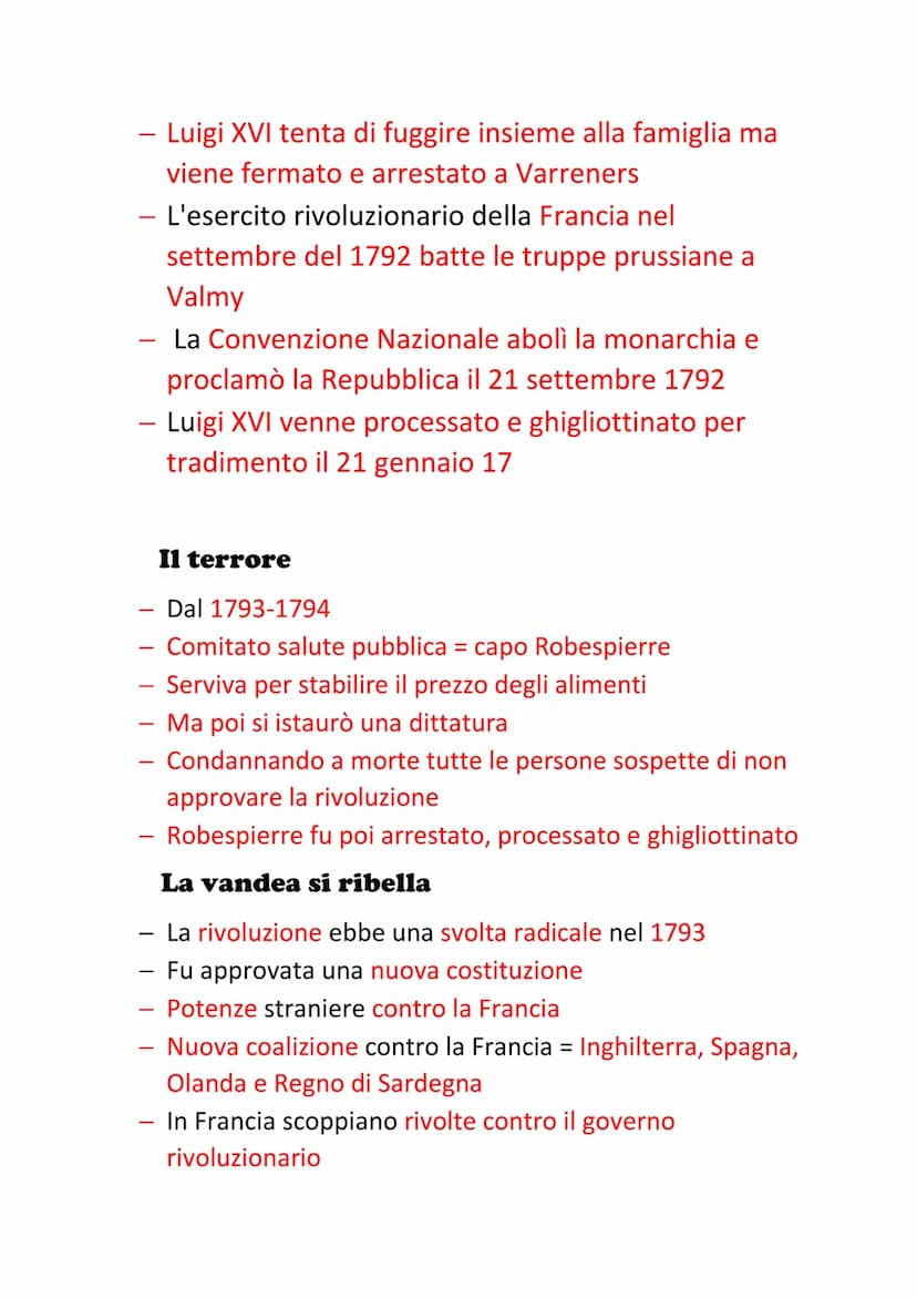 Rivoluzione francese
- Inizia il 14 luglio 1789 con la presa della Bastiglia
- Dopo viene approvata la dichiarazione dei diritti
dell'uomo e