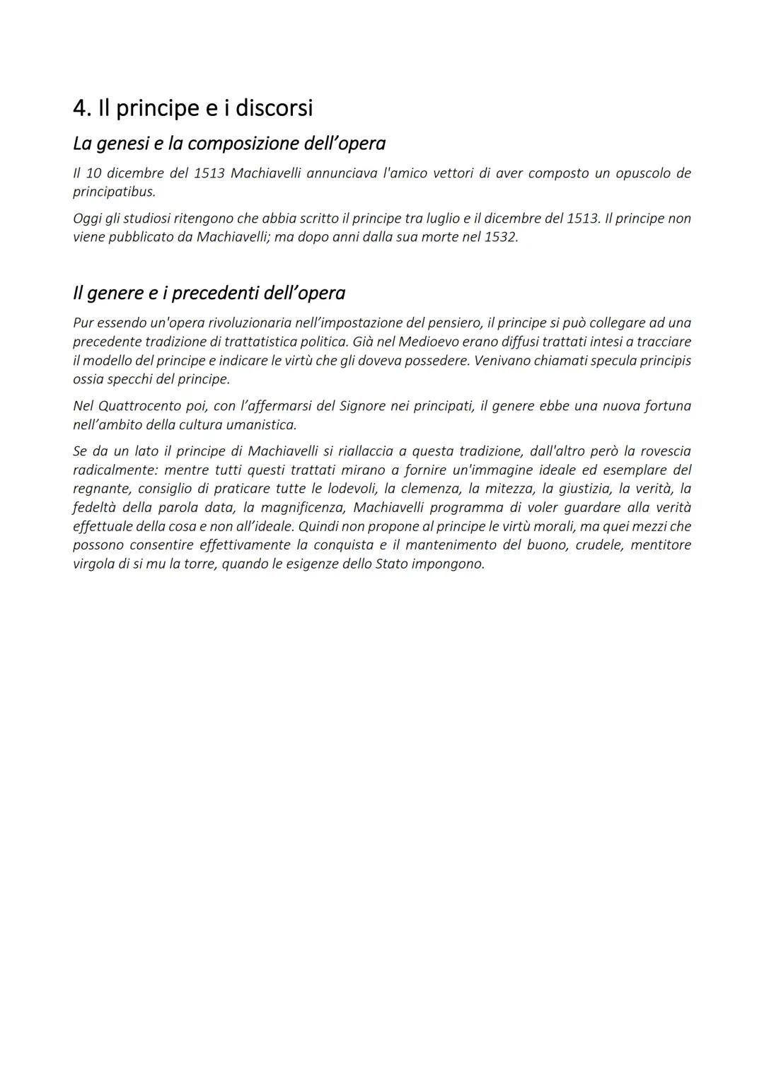 NICCOLO' MACHIAVELLI
1.LA VITA
L'attività politica
Niccolò Machiavelli nacque a Firenze nel 1469 da una famiglia borghese. Ebbe un'educazion