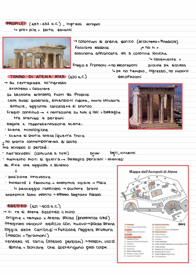 .
.
ACROPOLI ATENE
greci
capacità di spianare
480 a.c. Atene distrutta → all'inizio no ricostruzione x ricordare (memento mori)
Fulcro sacro