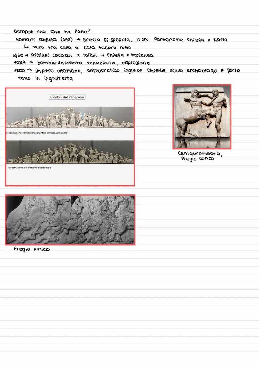 .
.
ACROPOLI ATENE
greci
capacità di spianare
480 a.c. Atene distrutta → all'inizio no ricostruzione x ricordare (memento mori)
Fulcro sacro